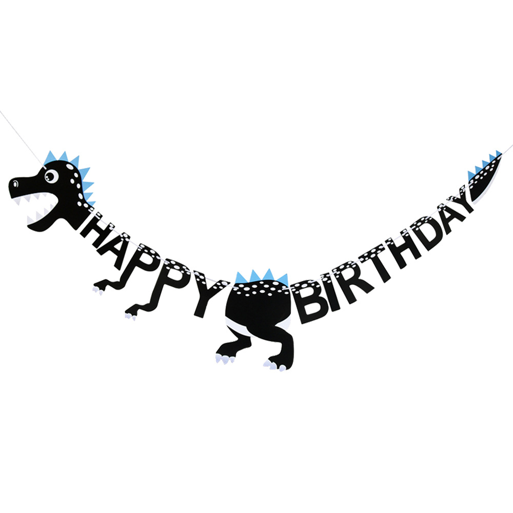Dinosaur Happy Birthday Banner